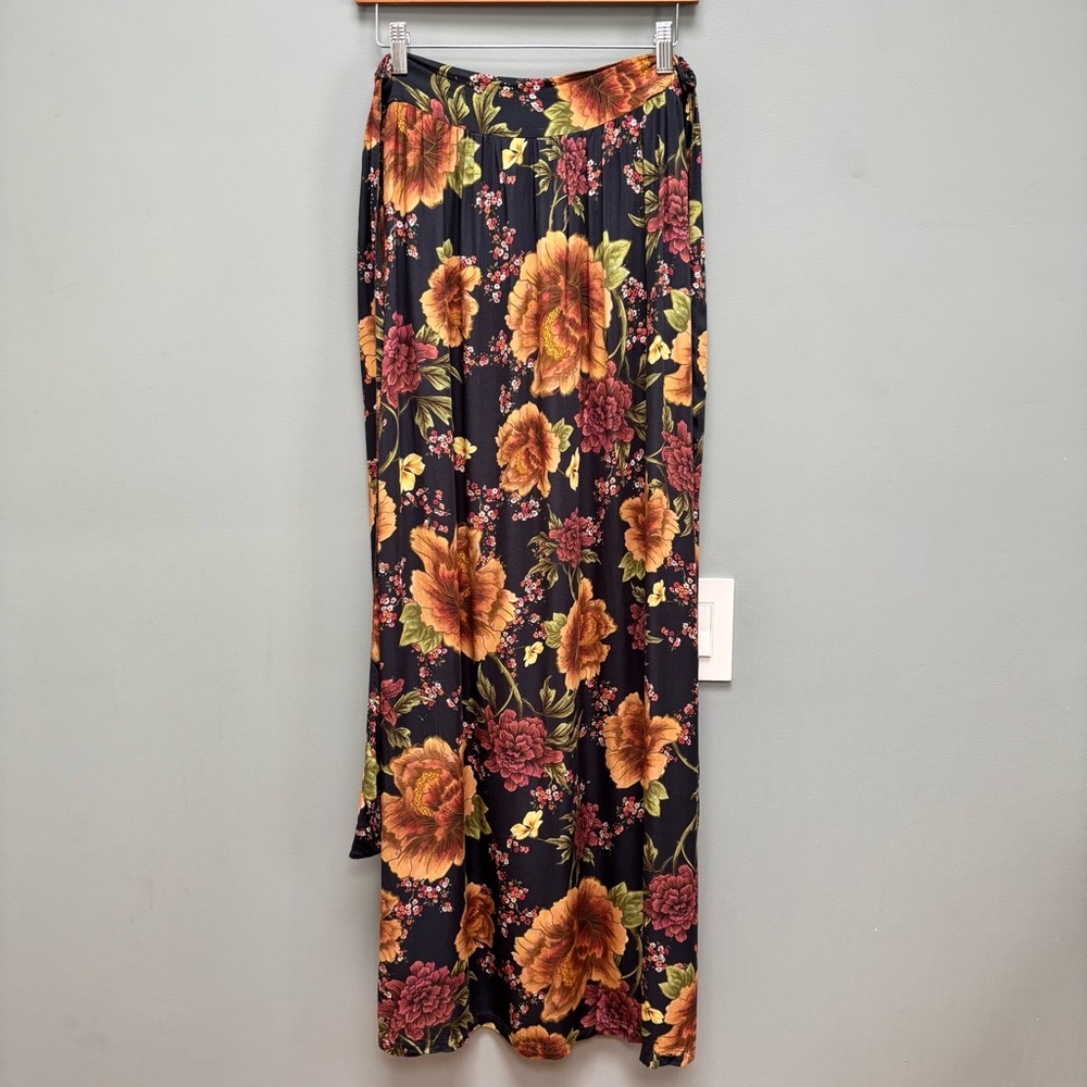 AGUA BENDITA Amaia Maxi Skirt Floral Black M - Picture 12 of 15